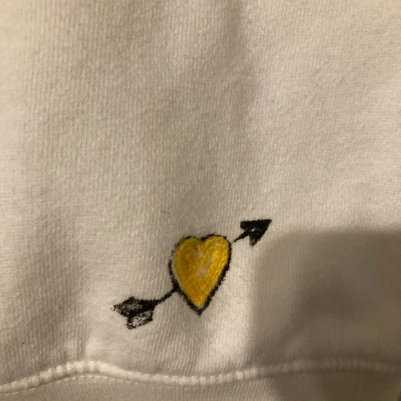 POLO Ralph Lauren White Kindness Graphic Hoodie Sz M - Picture 10 of 13